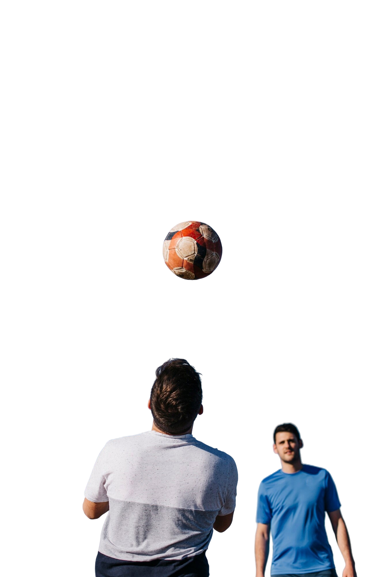 friends playing football beach sport factory